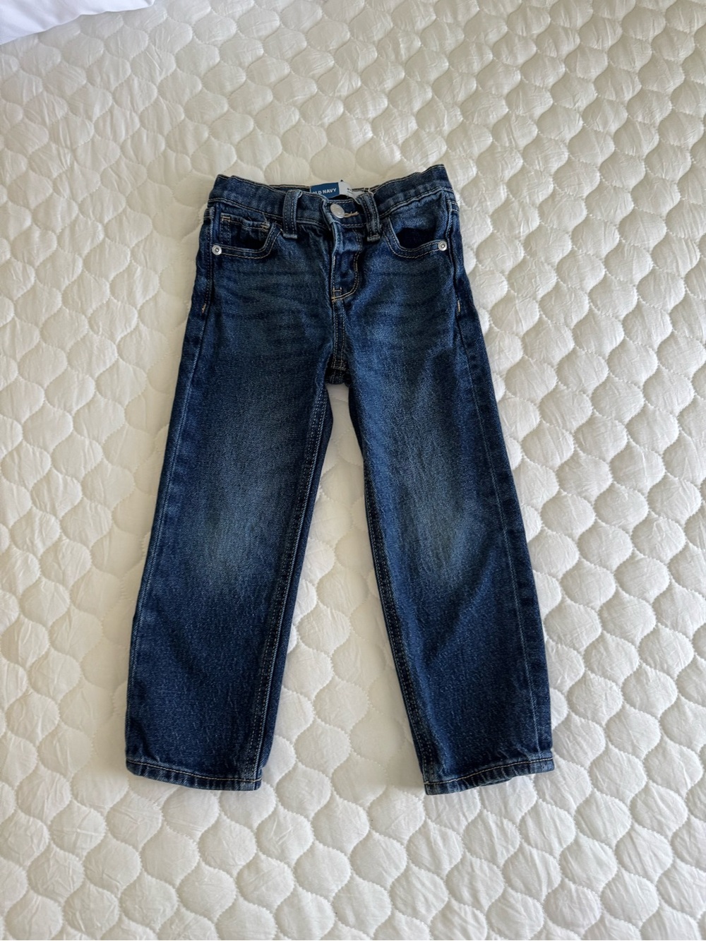 Old Navy 4T Dark Blue Denim Jeans - Straight Leg